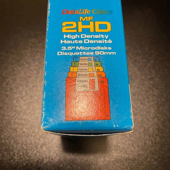 Verbatim DataLife High Density 3.5 inch Microdisks MF-2HD 10 Diskettes Per Pack - Picture 3 of 6